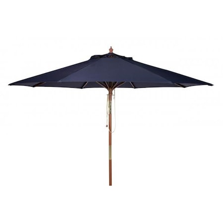 Safavieh 9 ft. Cannes Wooden Outdoor Umbrella, Navy PAT8009C